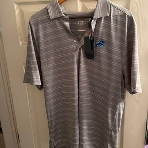 Detroit lions team polo.